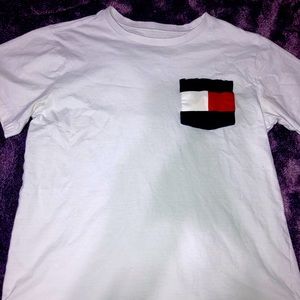 Tommy Hilfiger white T-shirt worn a couple times